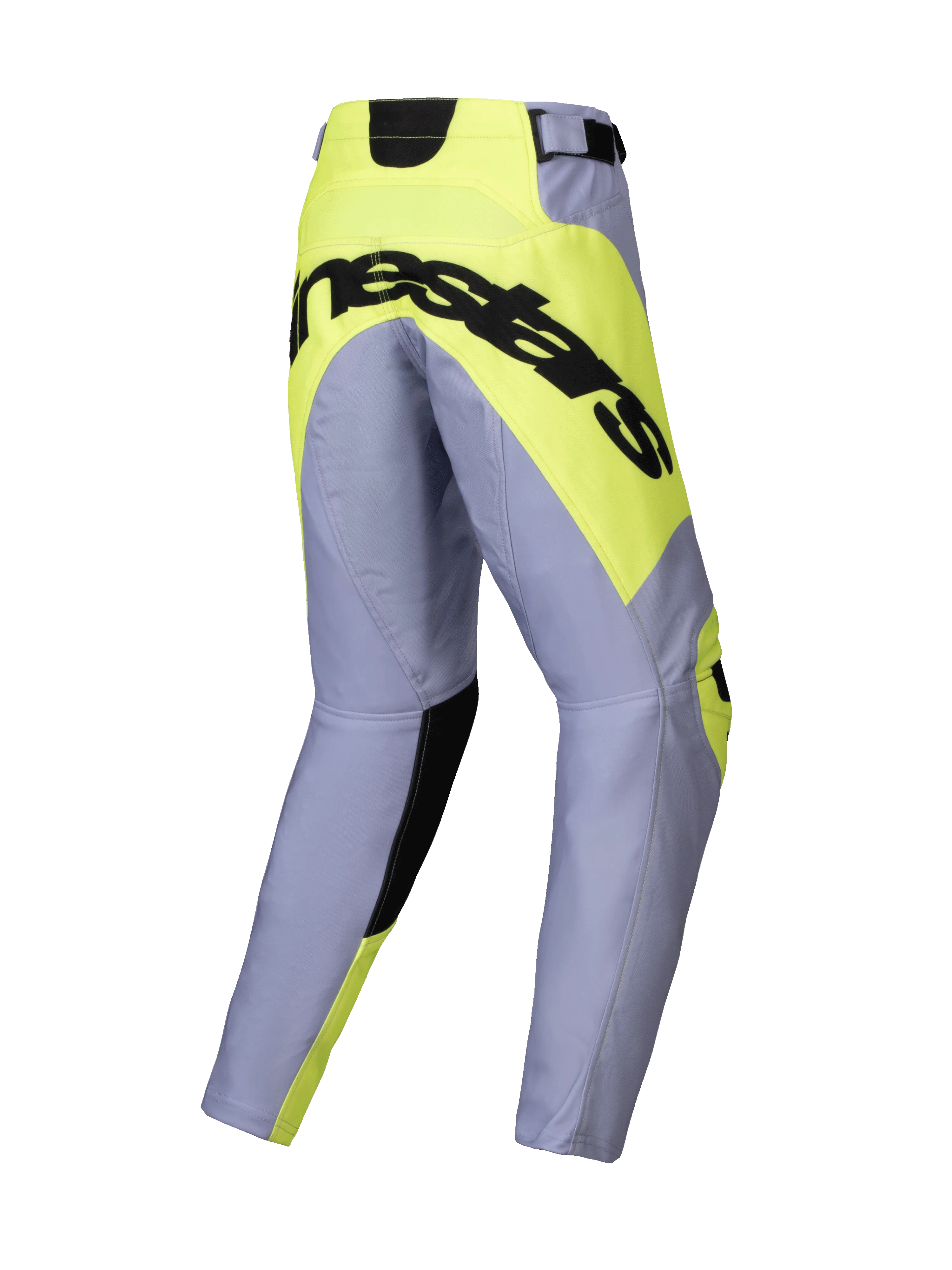 2025 Alpinestars Youth Racer Veil Pants Grey Yellow Fluo