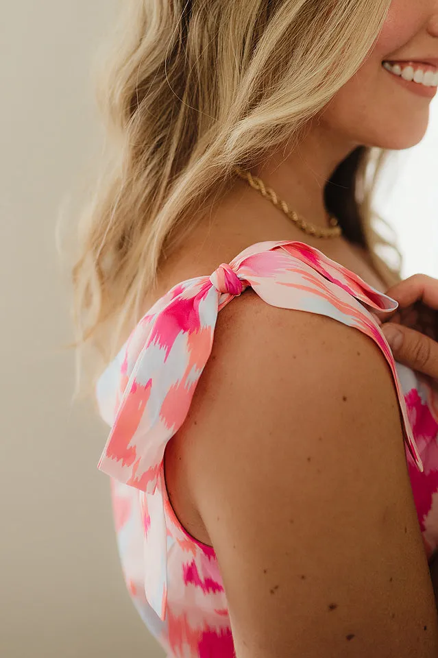 Abstract Print Romper