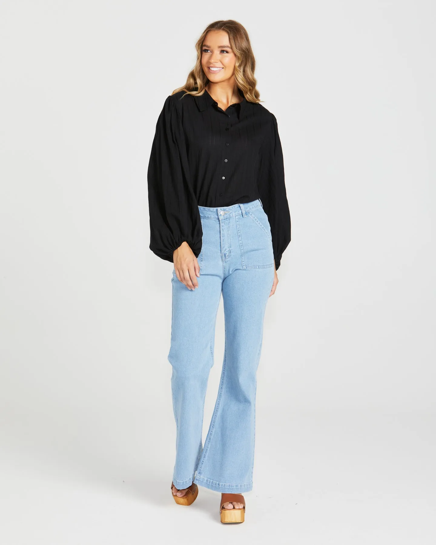 ADELINE SHIRT - Black