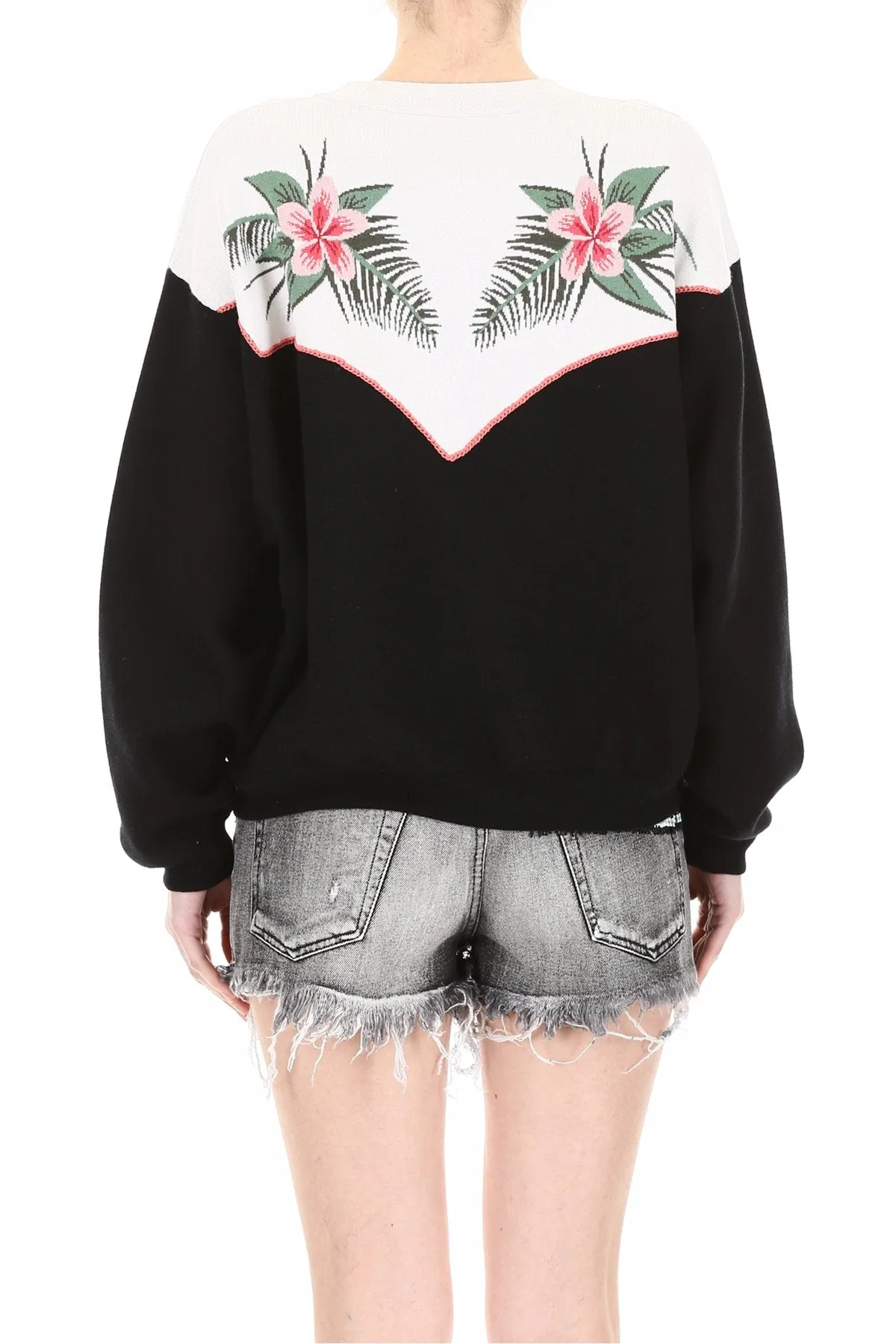 Alanui Motif Embroidered Oversized Sweatshirt