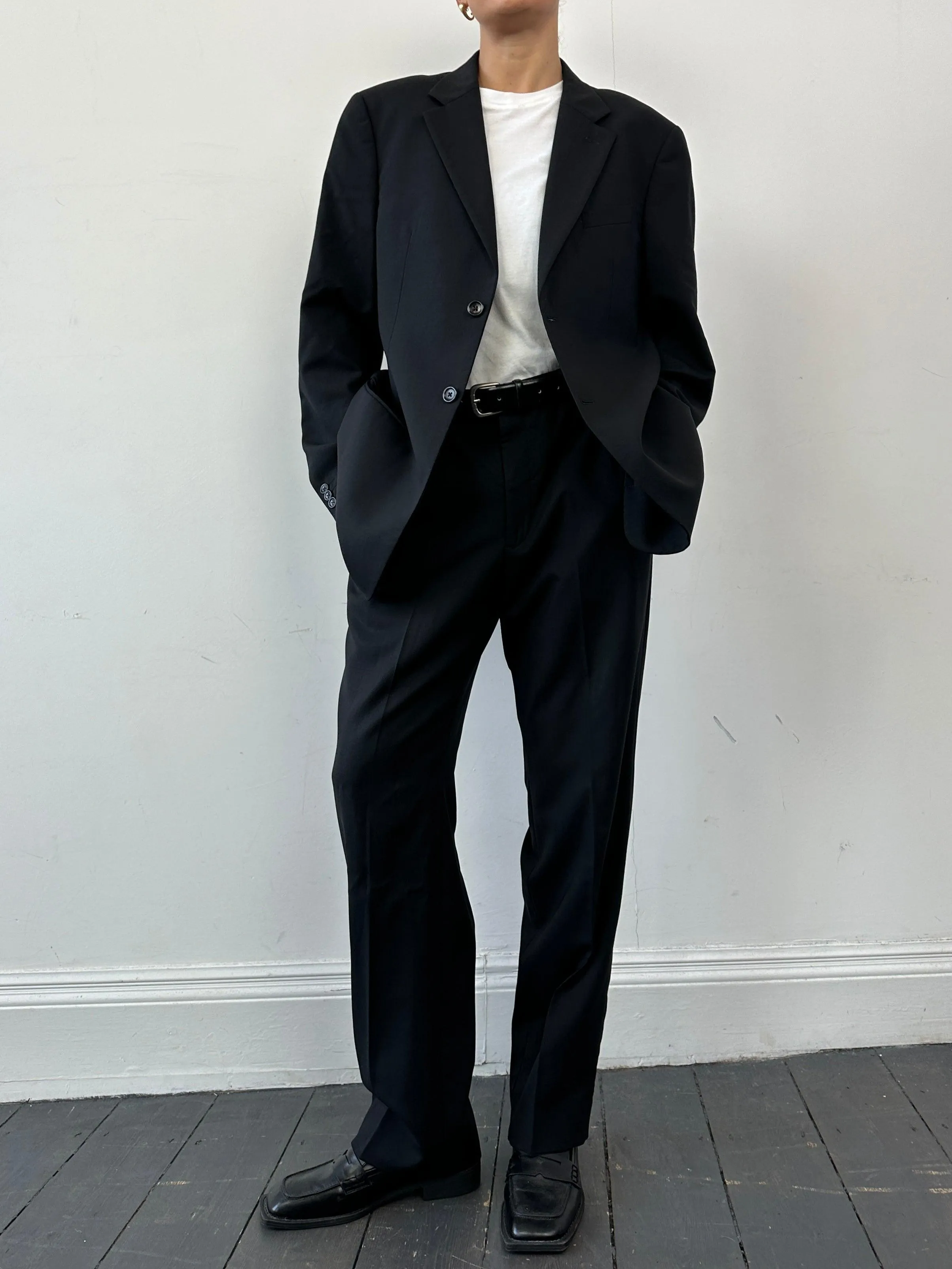 Armani Collezioni Pure Wool Single Breasted Suit - 42R/W34