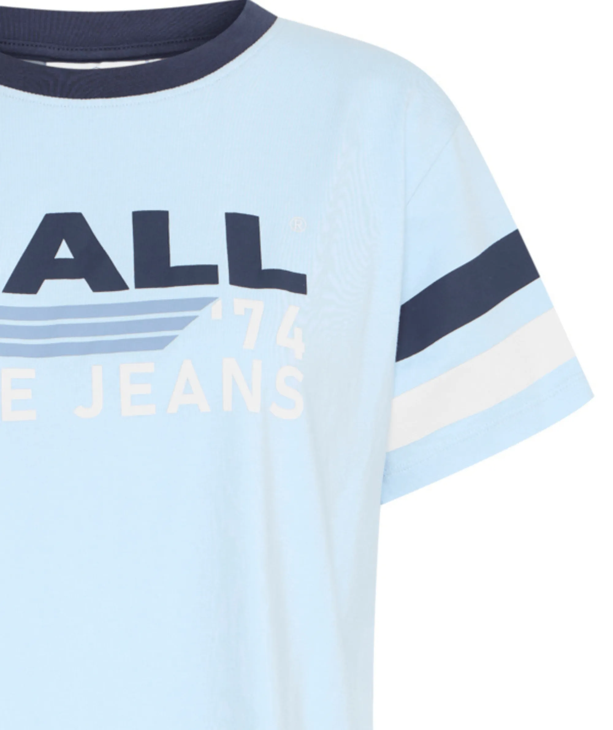 BASILVIO T-SHIRT - POWDER BLUE