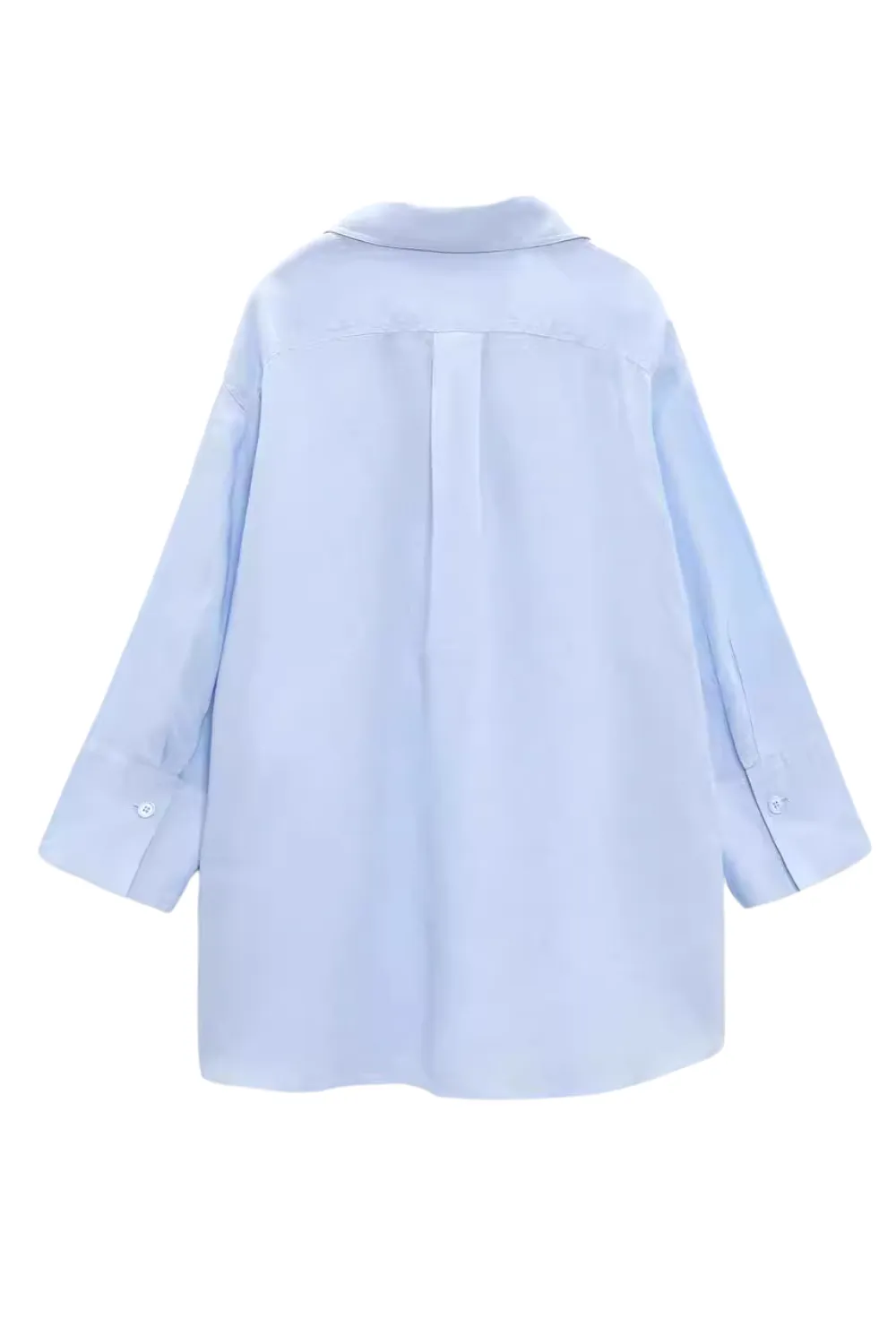'Bella' Long-Sleeved Collared Linen Shirt (2 Colors)