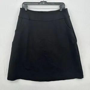 Betabrand Skort Womens Large Ponte Skirt/Shorts Black Career Office Pull On EUC
