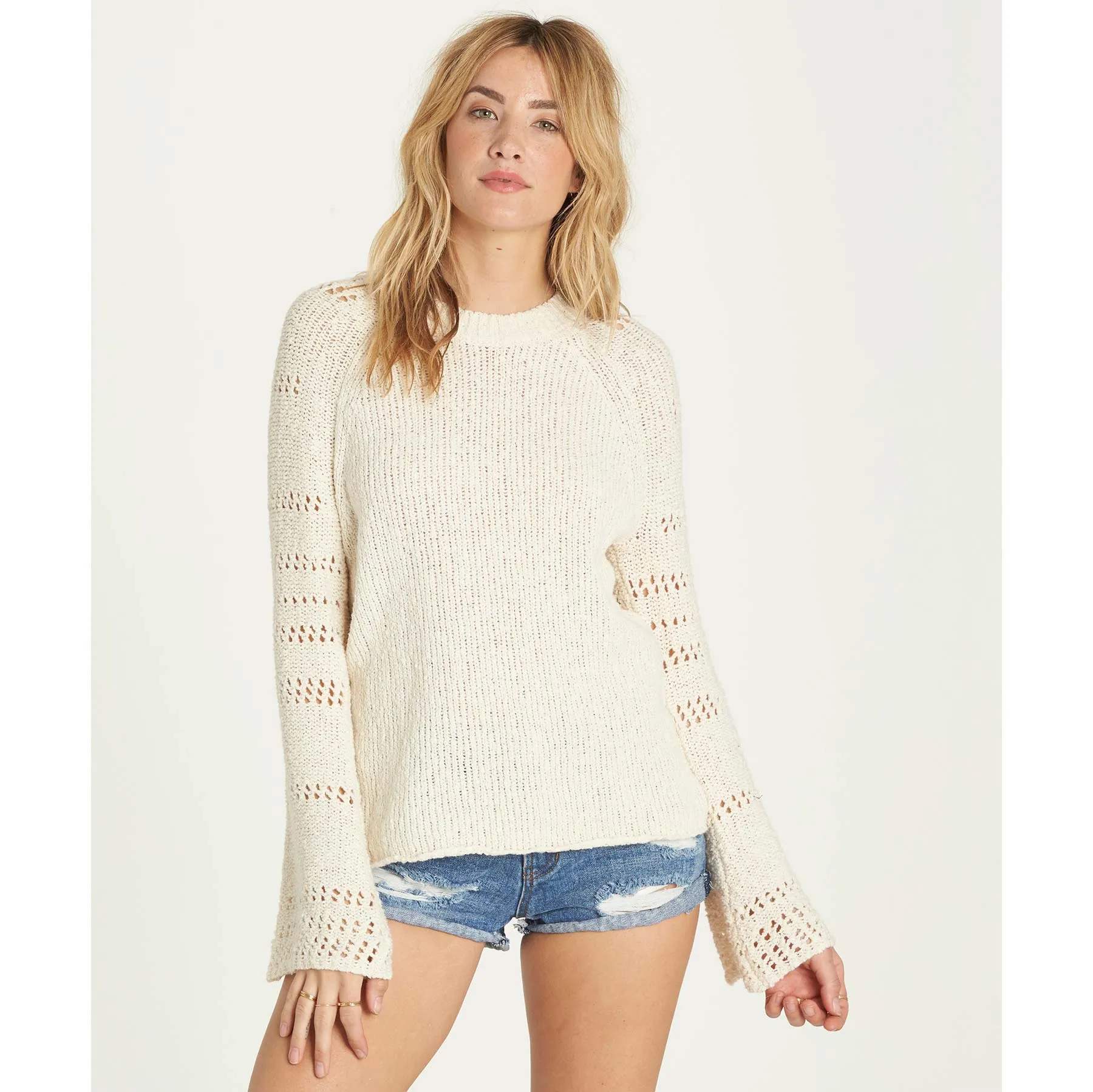 Billabong Women's Cozy Love Sweater | White Cap