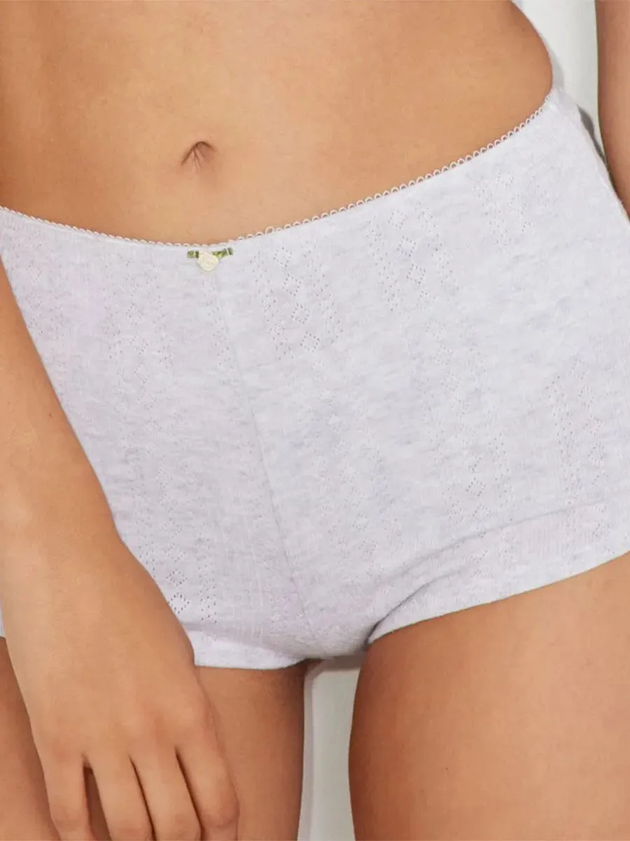 Bow Trim Crop Cami Top Bodycon Shorts Summer Cute Sleepwear Cotton Pajamas