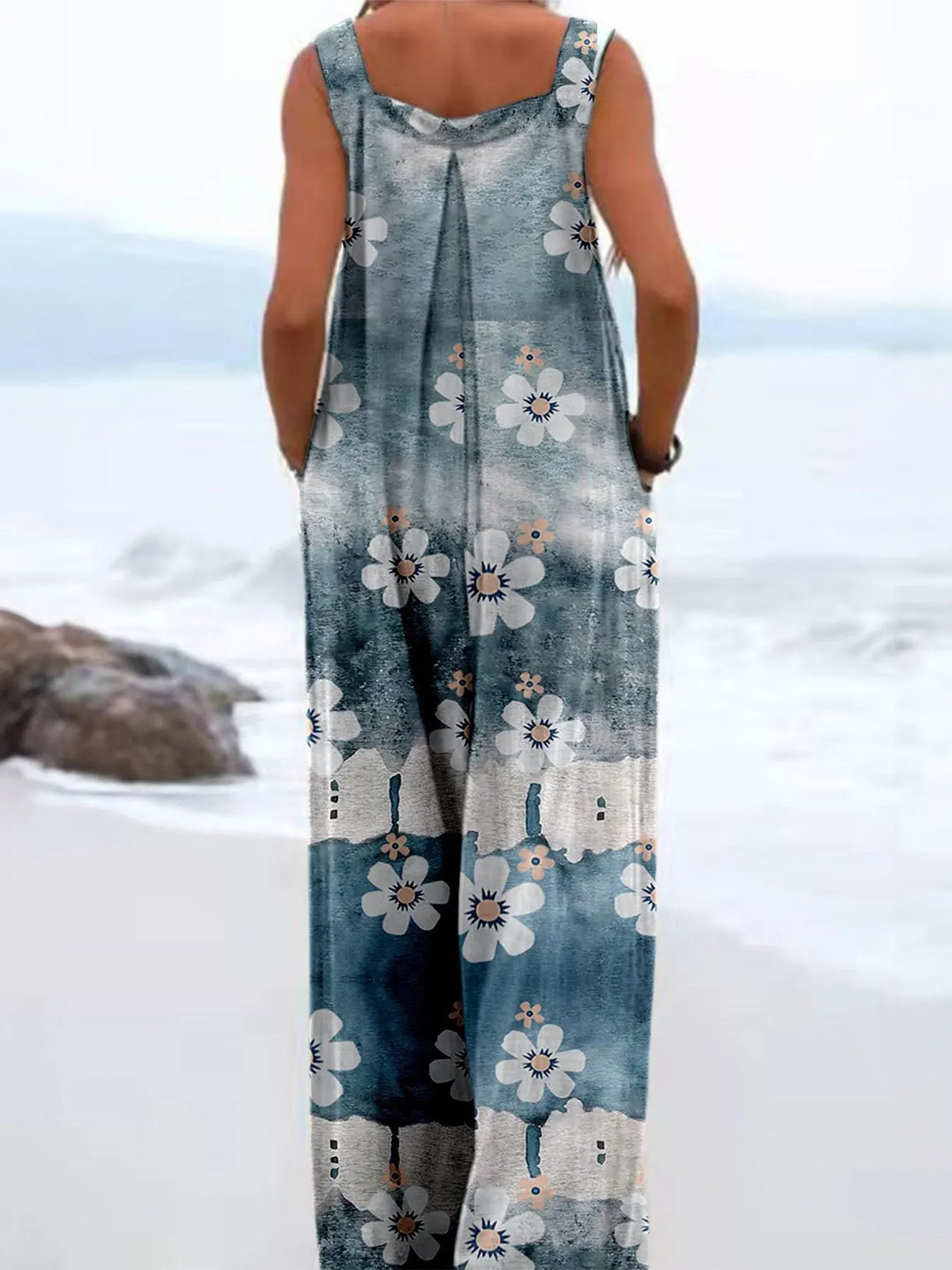 Button Stylish Jumpsuit