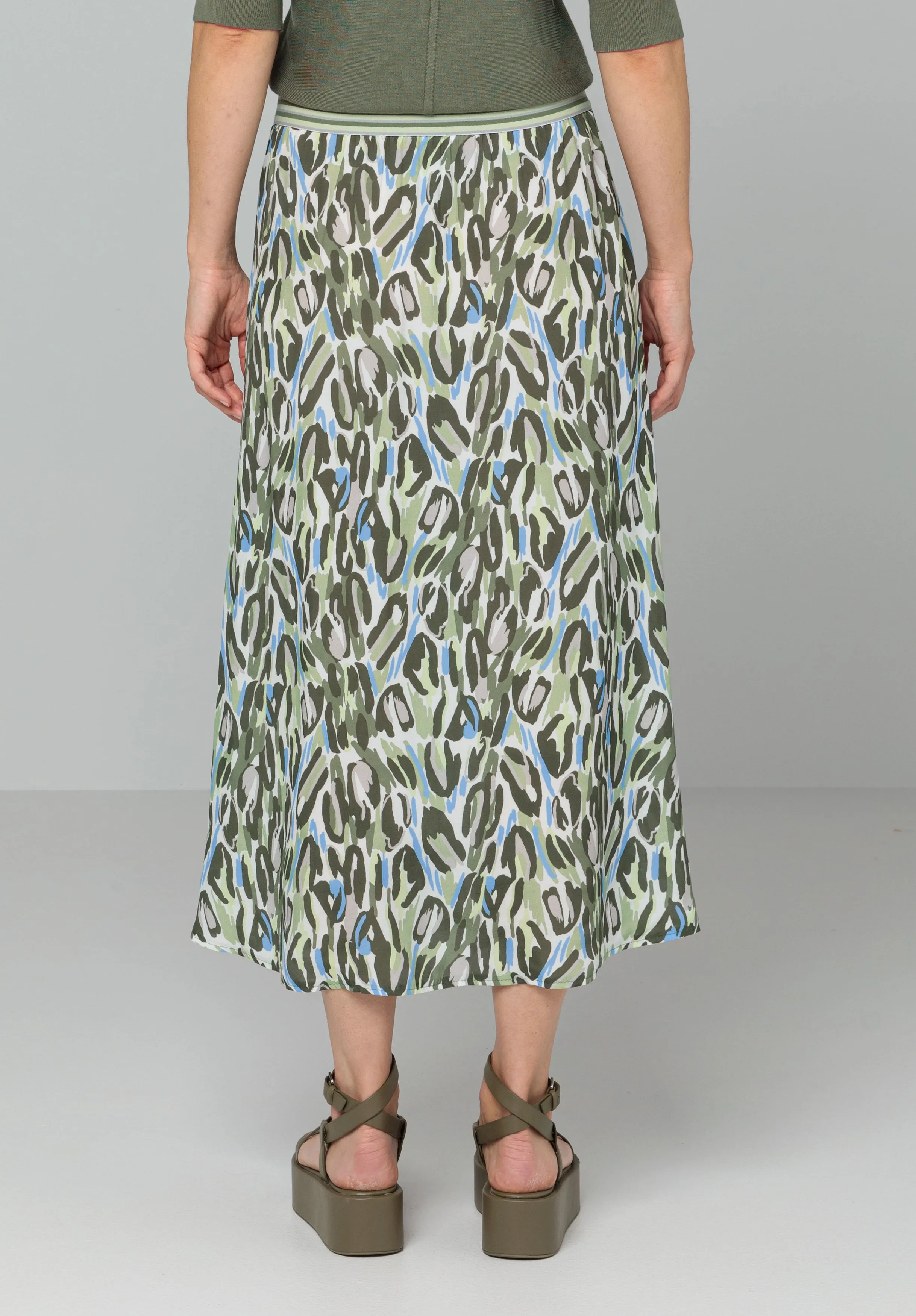 Button Through Skirt - Kina