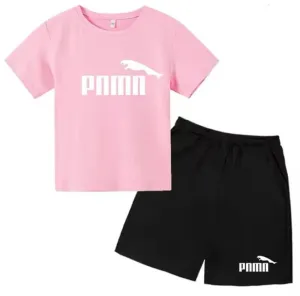 Children's T-shirt  Shorts Fashion Clothing Sets 510378 (140cm)
