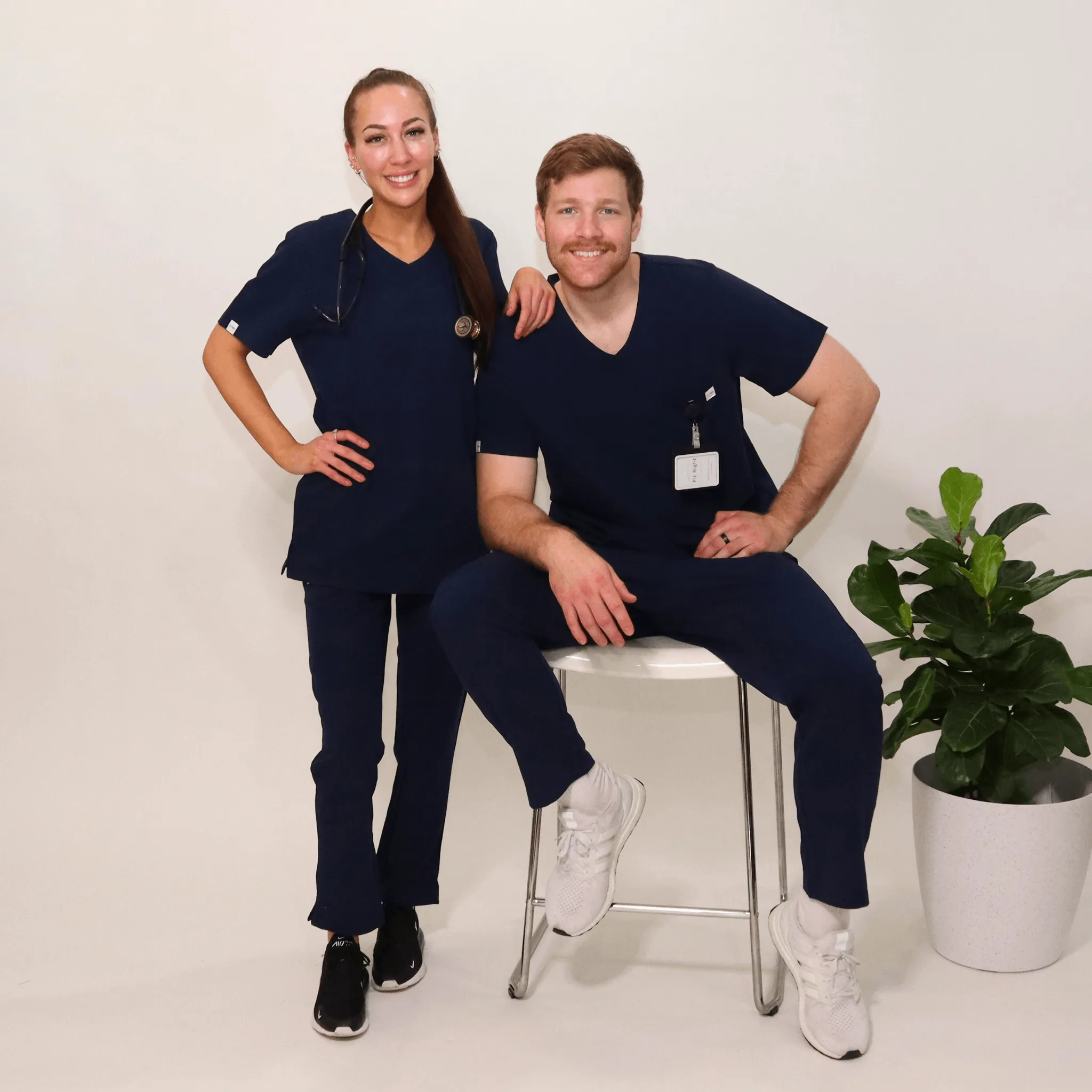Comfort Fit Navy Medical Scrub Pant