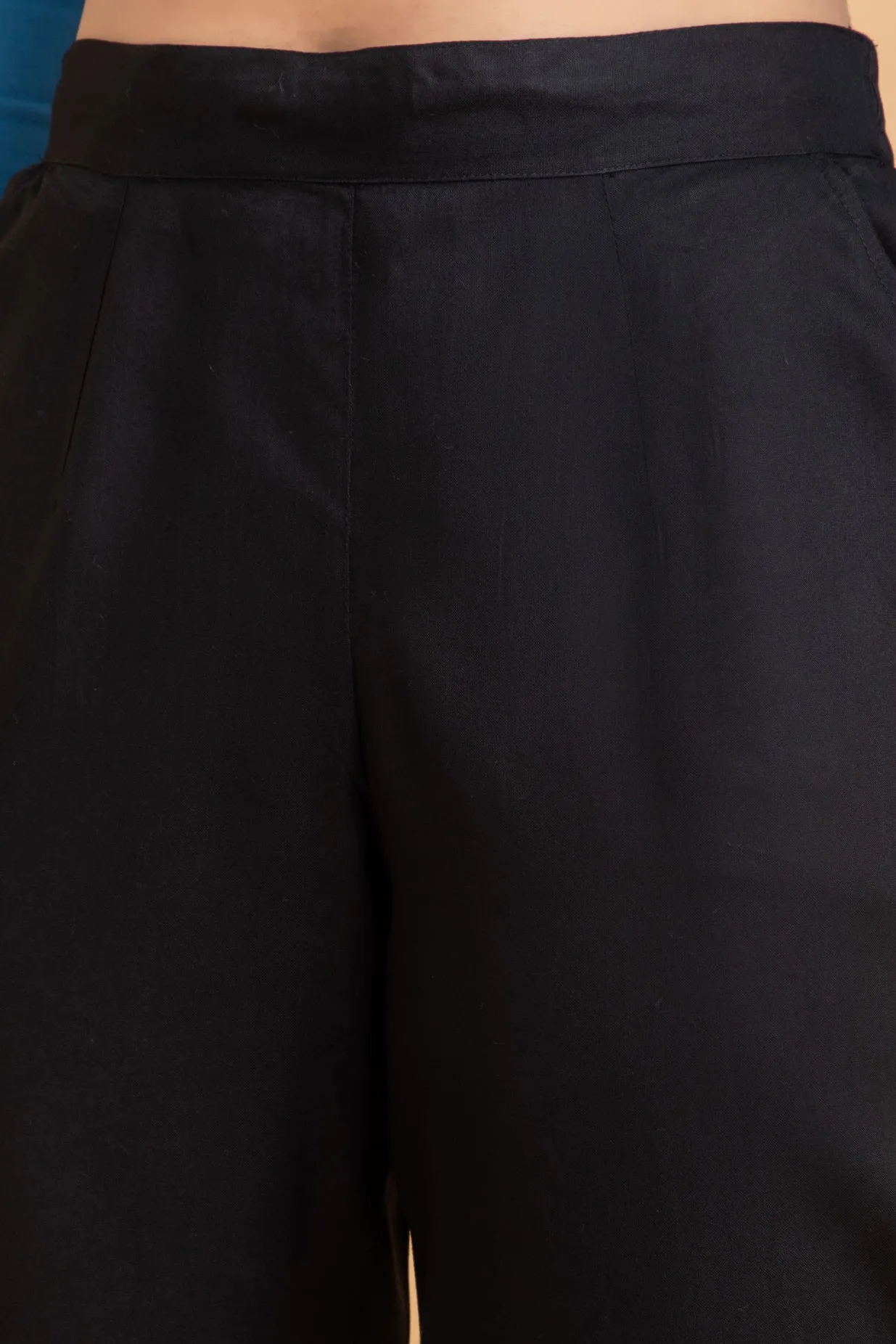 Comfort Fit Rayon Narrow Pants