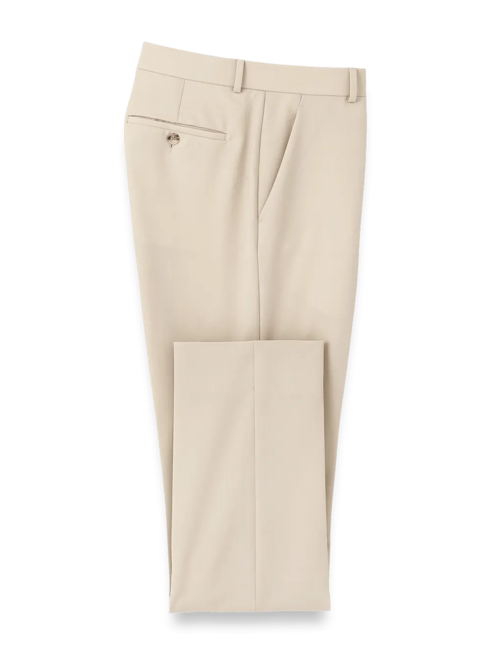 Comfort Stretch Travel Pants - Cream