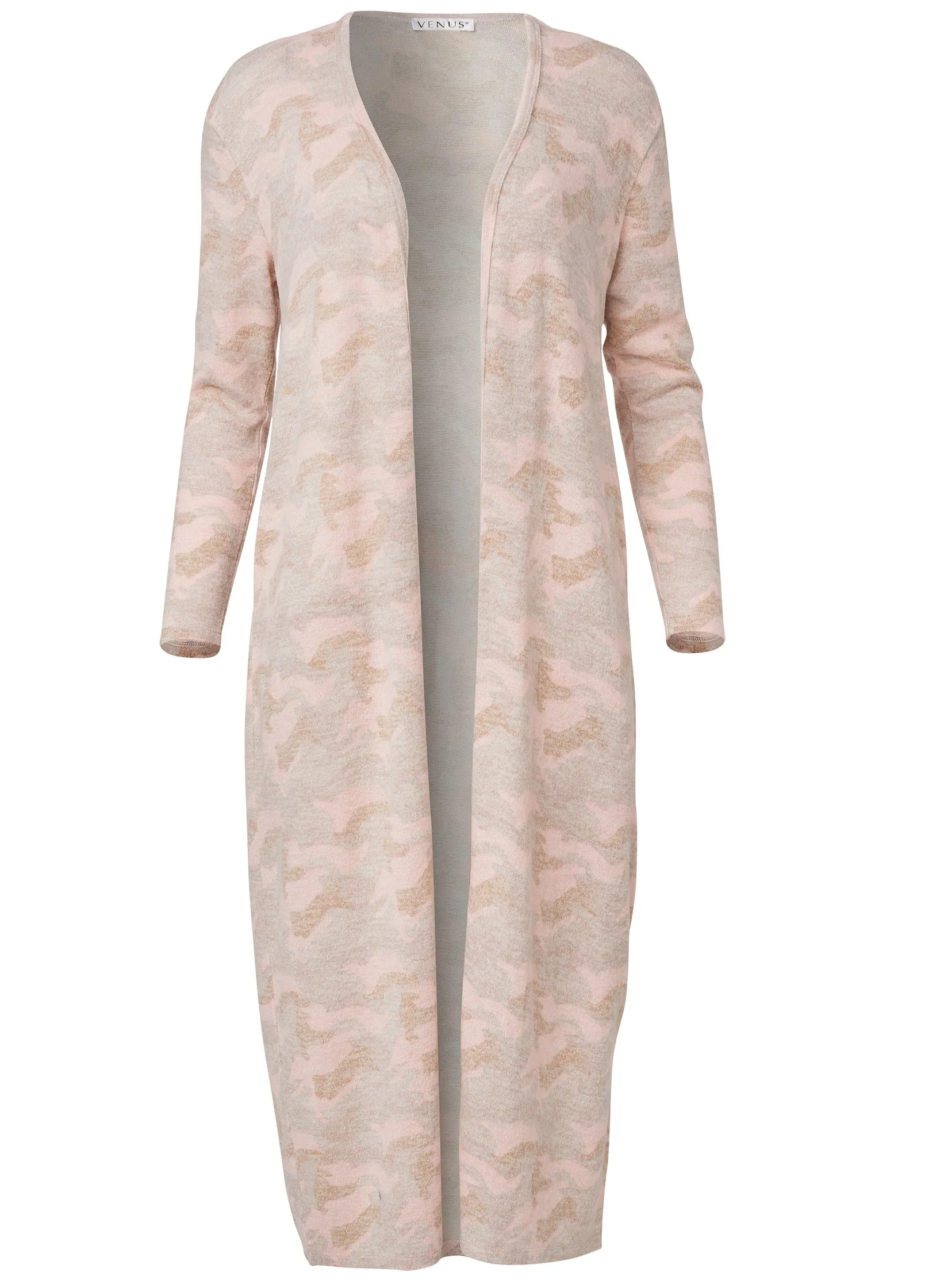 Cozy Hacci Duster - Pink Multi