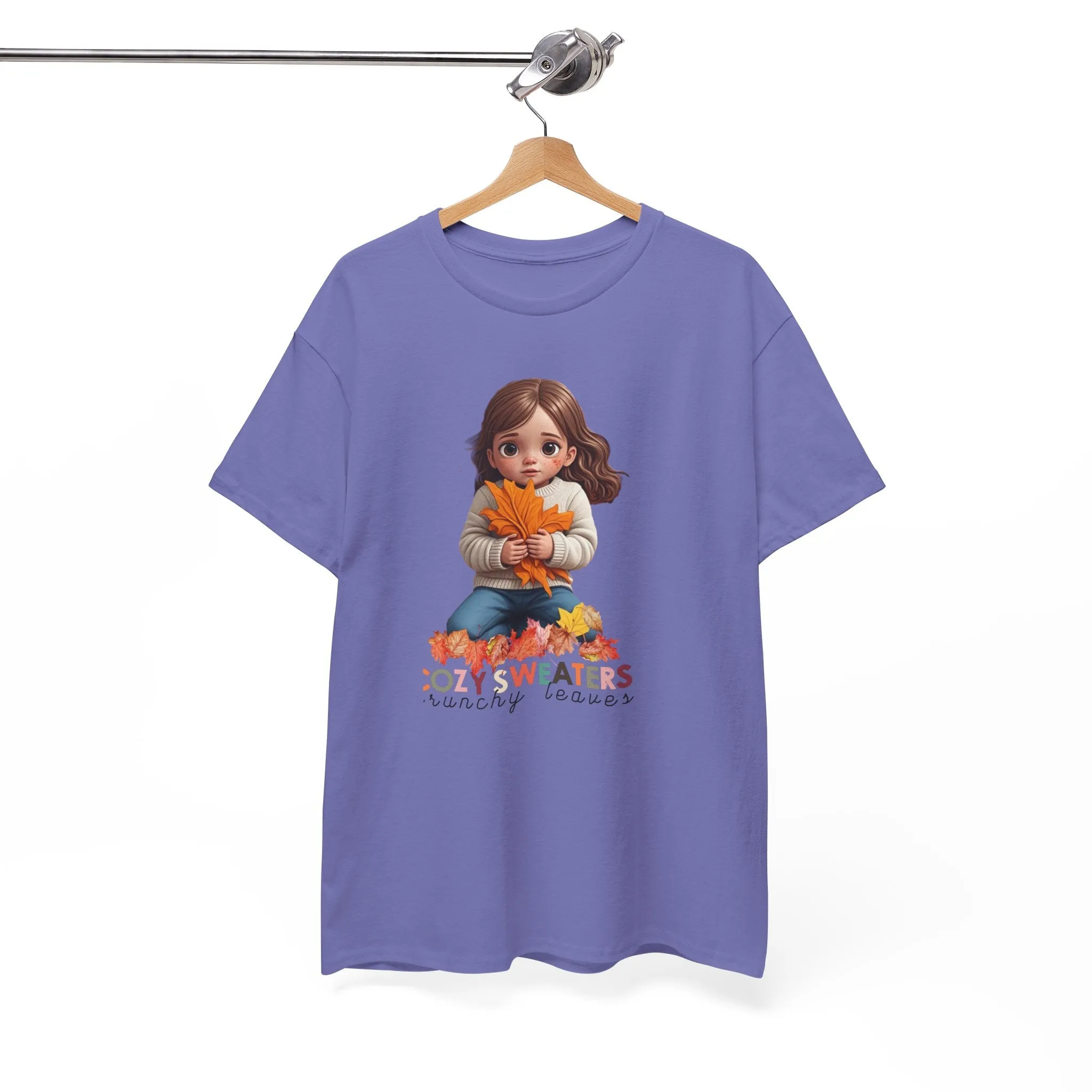 Cozy Sweaters and Crunchy Leaves - Unisex Heavy Cotton Tee