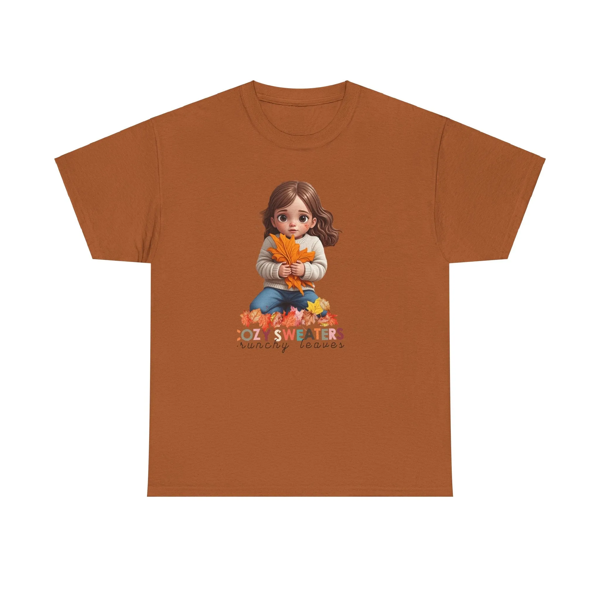 Cozy Sweaters and Crunchy Leaves - Unisex Heavy Cotton Tee