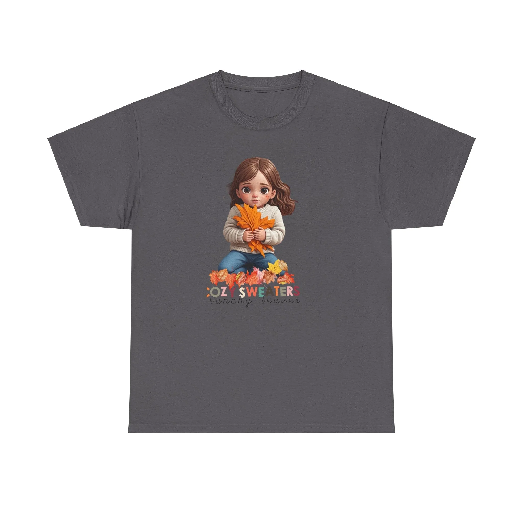 Cozy Sweaters and Crunchy Leaves - Unisex Heavy Cotton Tee