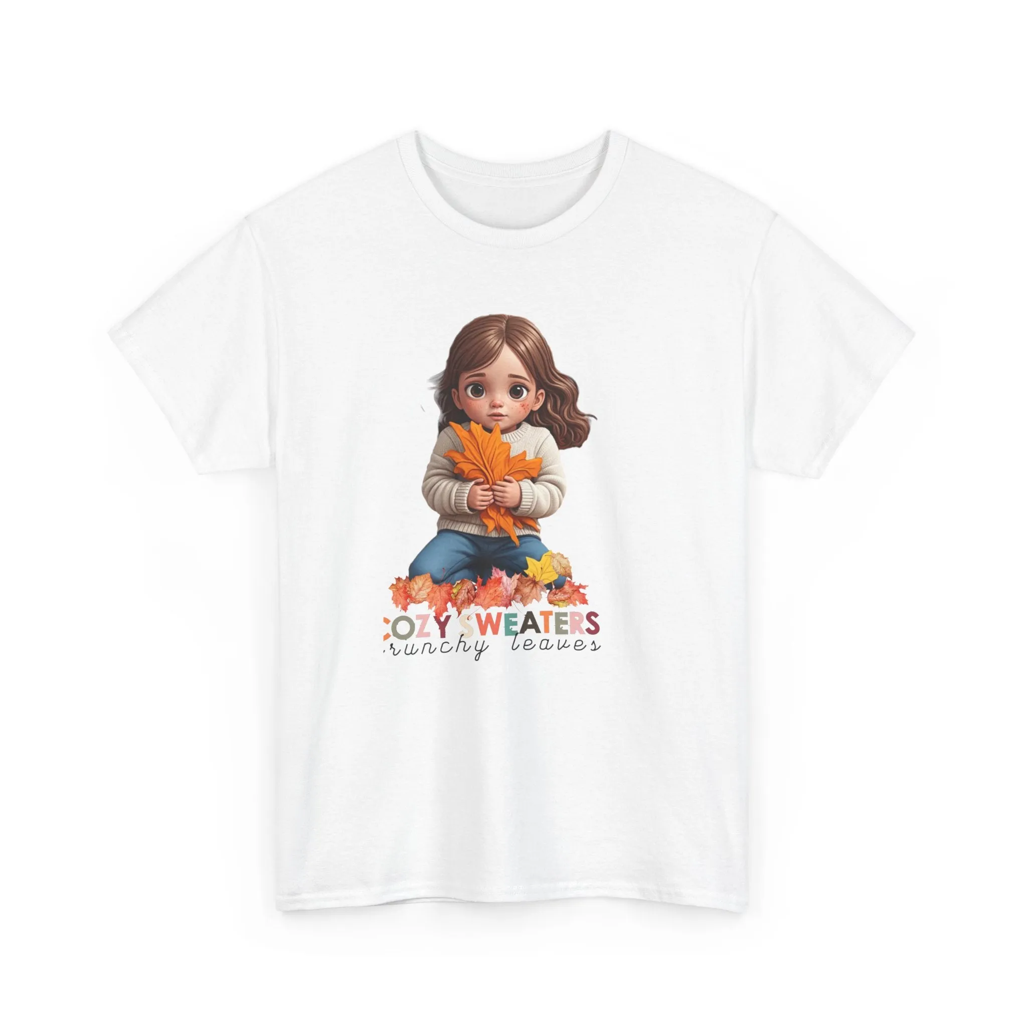 Cozy Sweaters and Crunchy Leaves - Unisex Heavy Cotton Tee