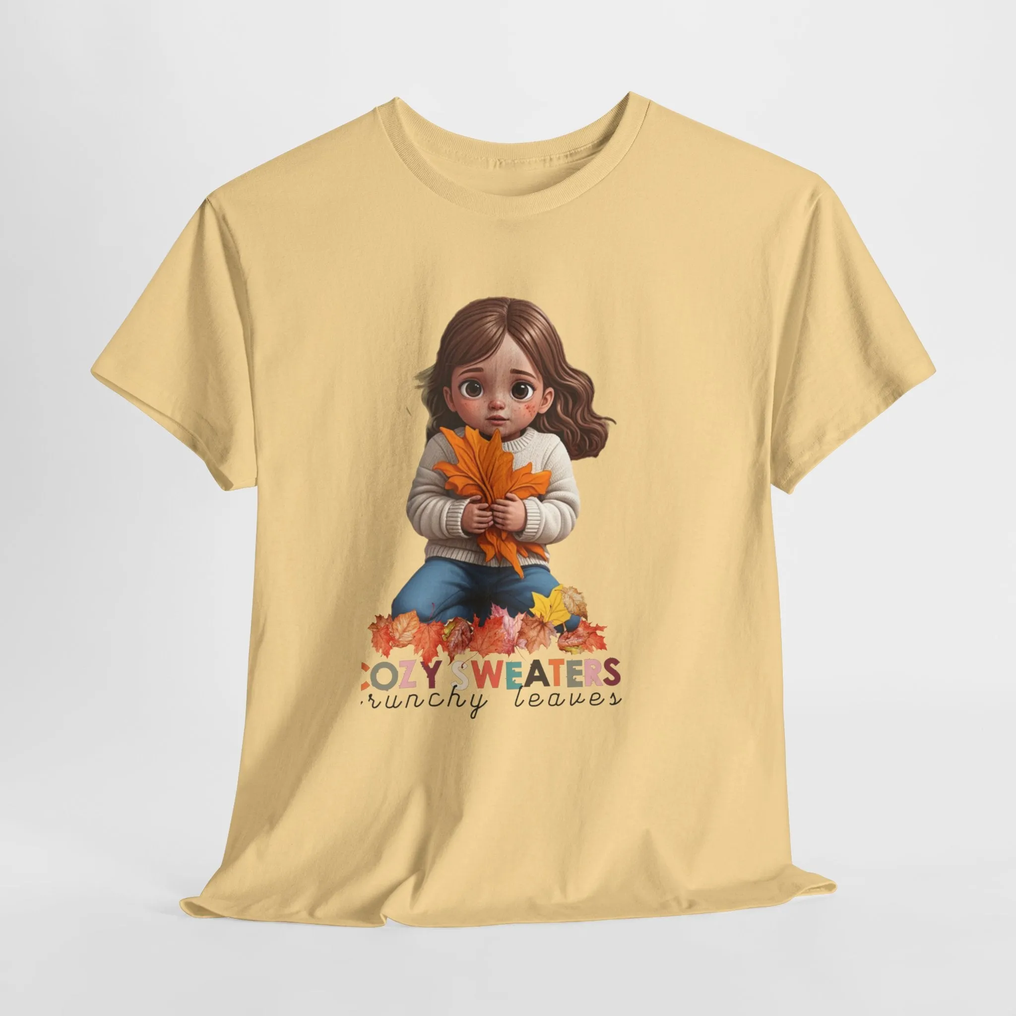 Cozy Sweaters and Crunchy Leaves - Unisex Heavy Cotton Tee