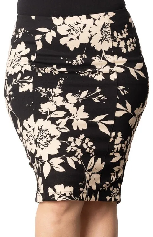 Curvy Pencil Skirt - Plus