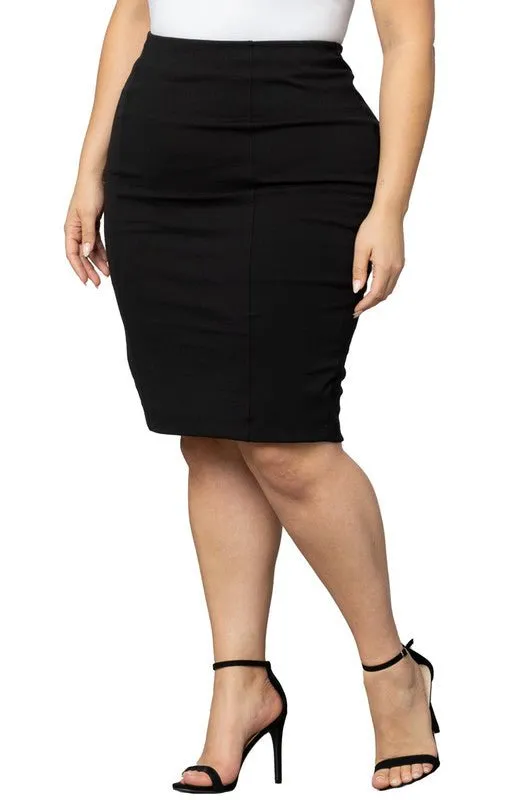 Curvy Pencil Skirt - Plus
