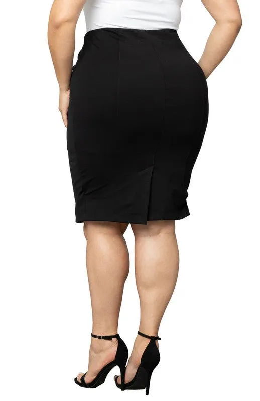 Curvy Pencil Skirt - Plus