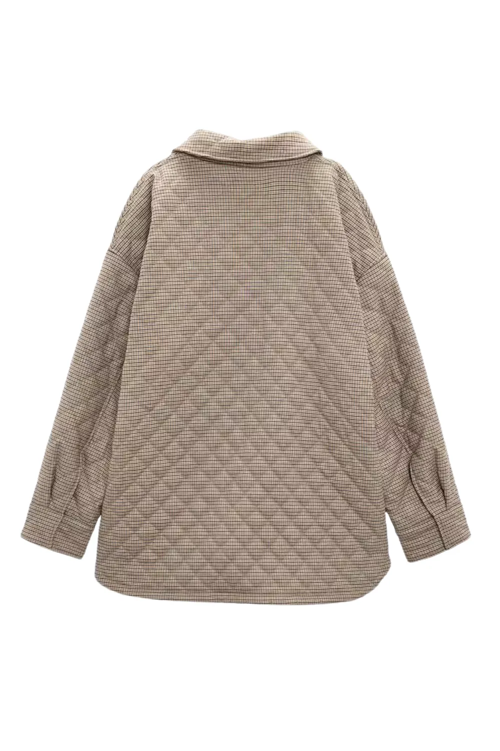 'Dakota' Long Sleeved Collared Puff Shirt Jacket