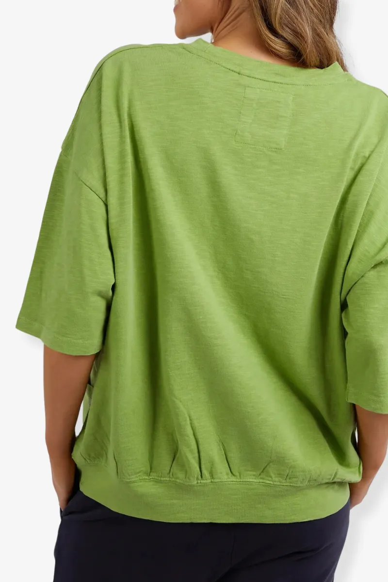 Elm - Fundamental Mazie Sweat - Jungle Green