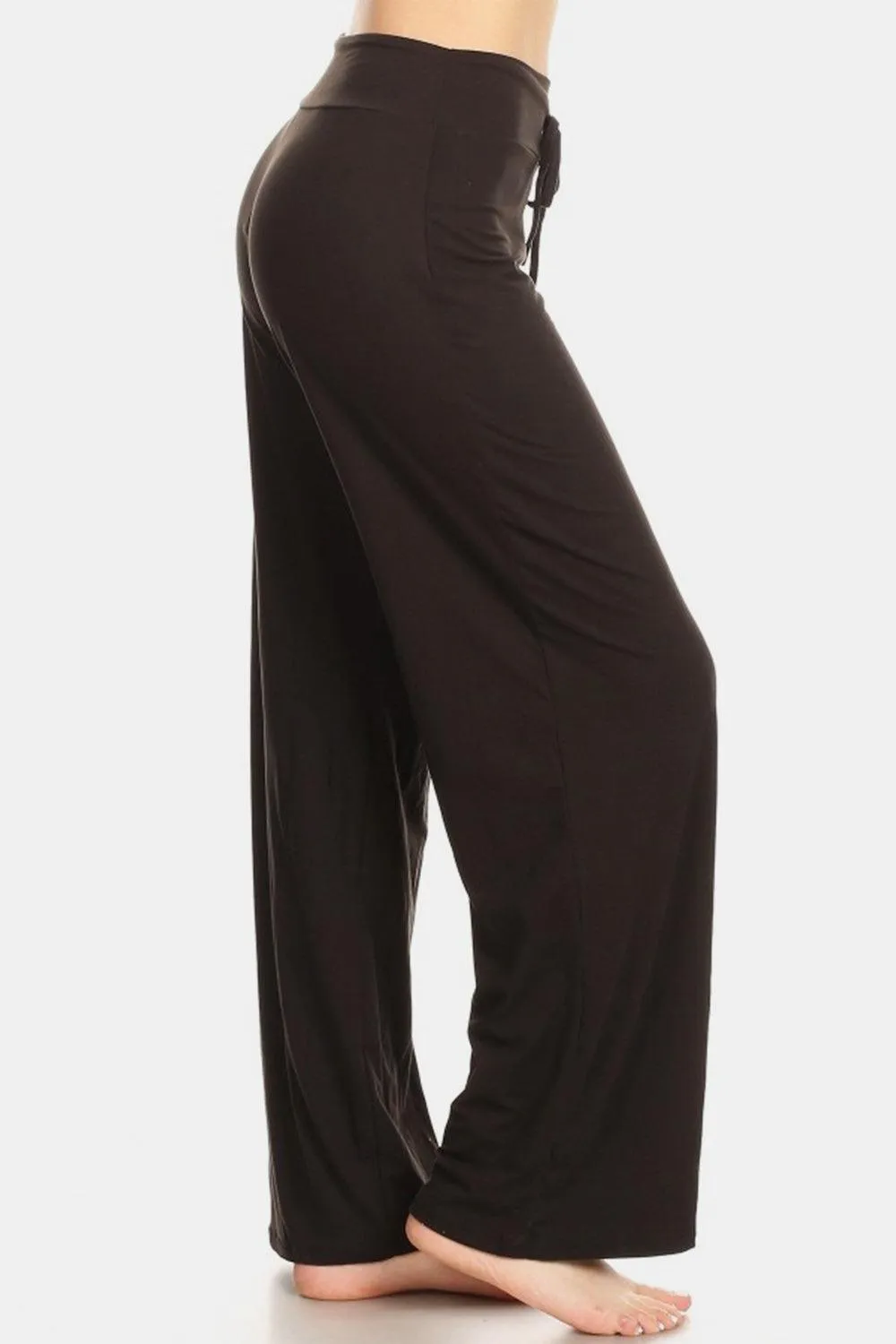 Exceptional Comfort Black High Waisted Wide Leg Pants
