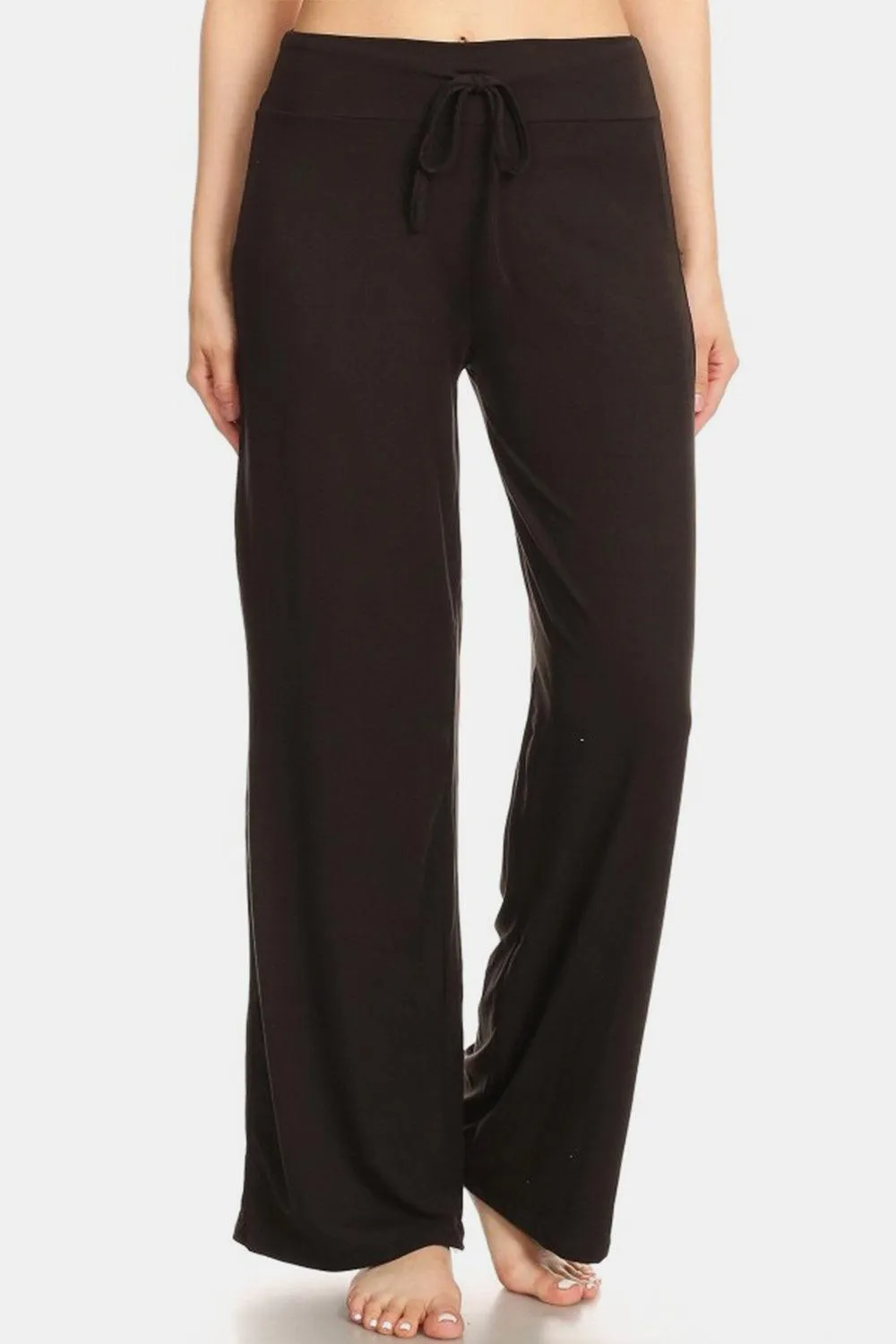 Exceptional Comfort Black High Waisted Wide Leg Pants