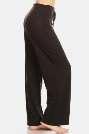 Exceptional Comfort Black High Waisted Wide Leg Pants
