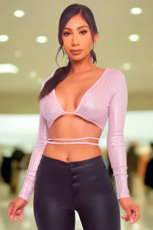 Exotic Pink Crop Top