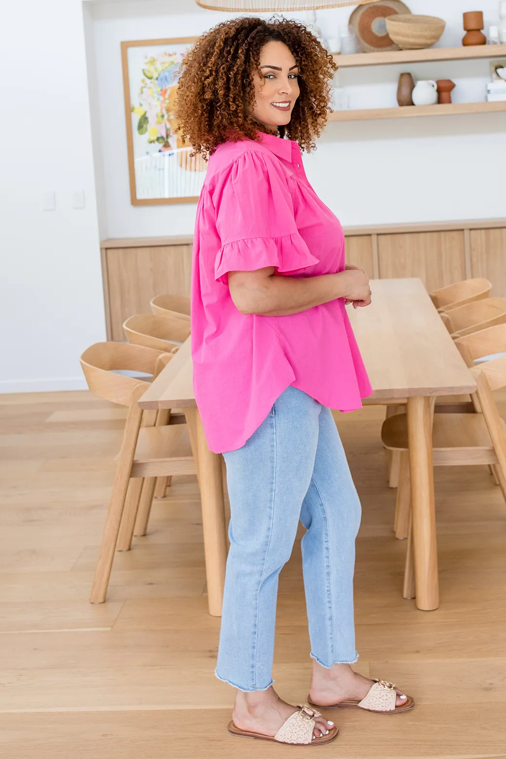 FINAL SALE | Hazel Shirt Pink