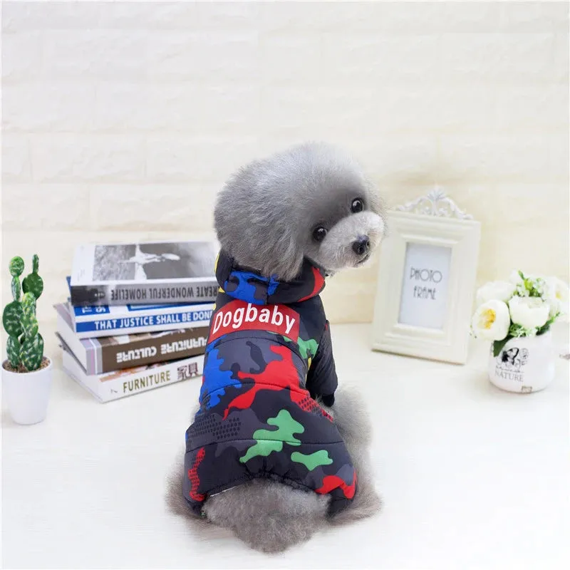 FleeceGuard™ Winter Dog Jacket - Warm Waterproof Jumpsuit for Small Dogs