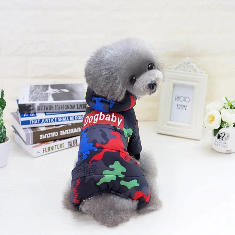 FleeceGuard™ Winter Dog Jacket - Warm Waterproof Jumpsuit for Small Dogs