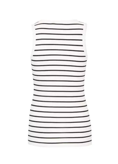 FRHIZAMOND STRIPED TOP "BLACK MIX"