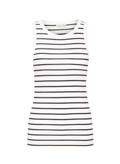 FRHIZAMOND STRIPED TOP "BLACK MIX"