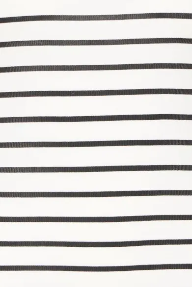 FRHIZAMOND STRIPED TOP "BLACK MIX"