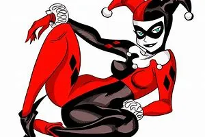 Harley Quinn Inspired Costume in Size S, M, L, XL, 2X, 3X, 4X, 5X, or 6X