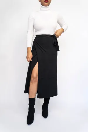 Knit Wrap Skirt