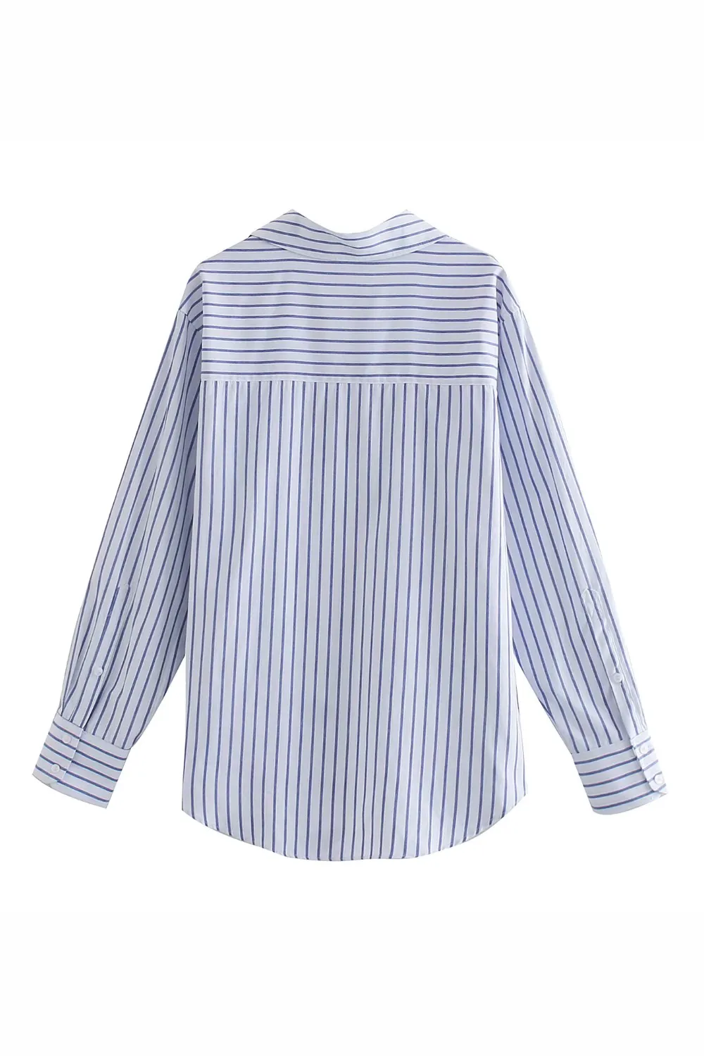 'Laila' Stripe Collared Long Sleeve Shirt (2 Colors)