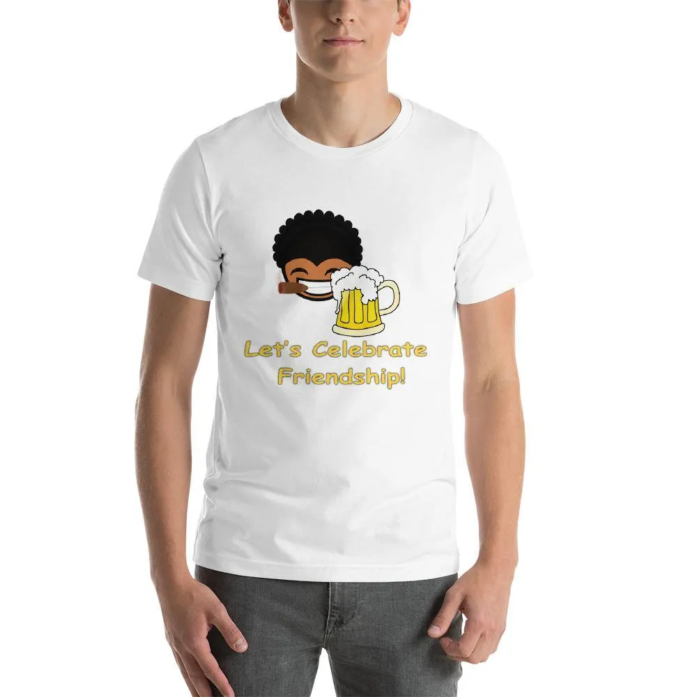 Let's Celebrate Friendship Men Round Neck printed T-Shirts
