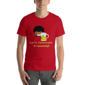Let's Celebrate Friendship Men Round Neck printed T-Shirts
