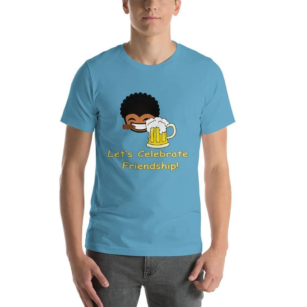 Let's Celebrate Friendship Men Round Neck printed T-Shirts