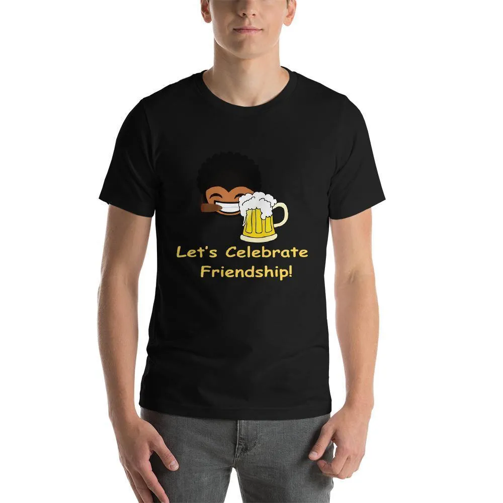 Let's Celebrate Friendship Men Round Neck printed T-Shirts