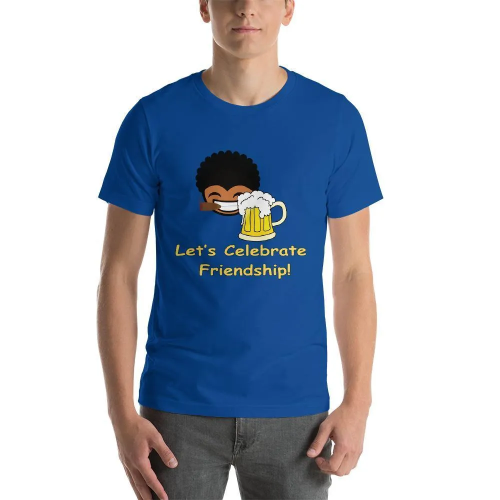 Let's Celebrate Friendship Men Round Neck printed T-Shirts