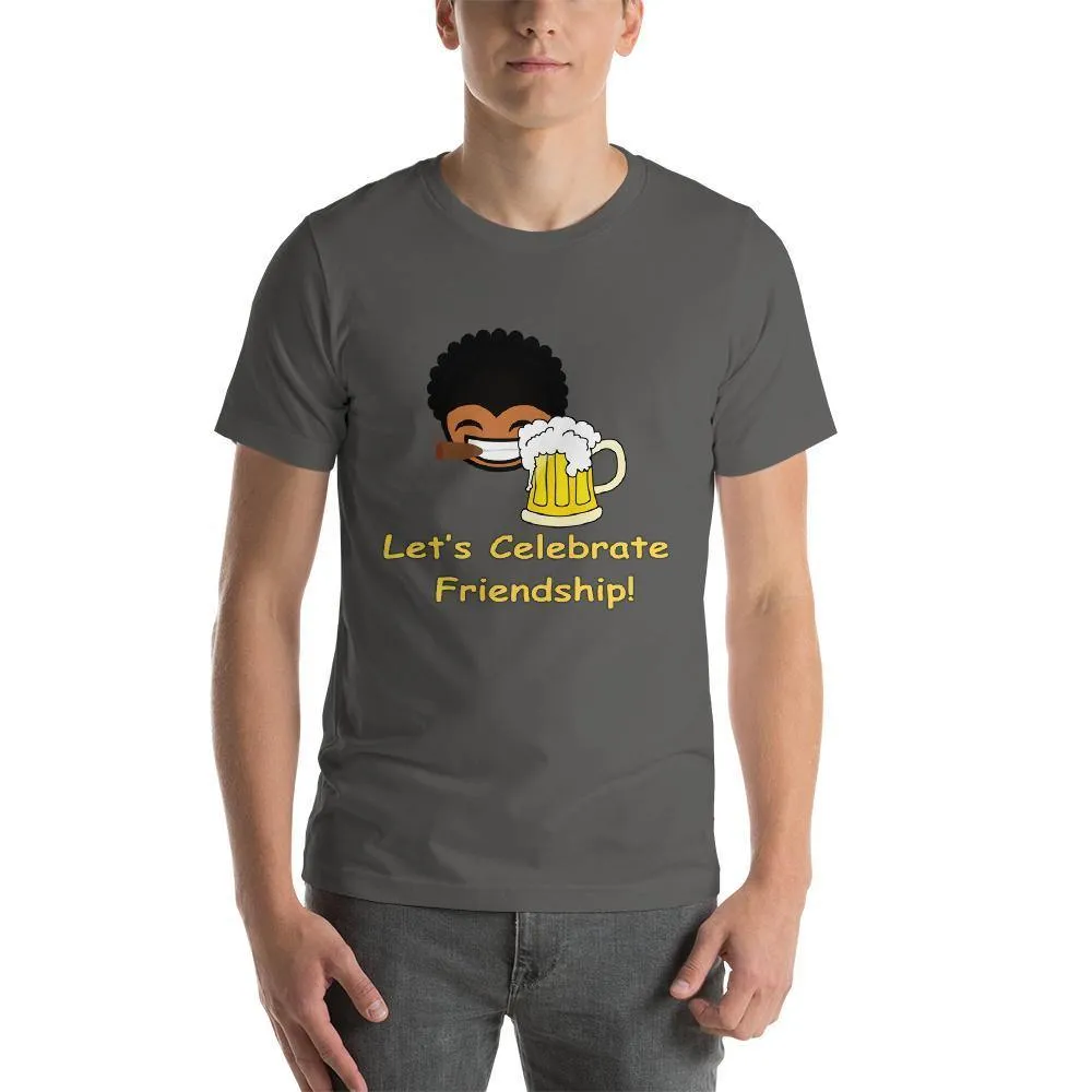 Let's Celebrate Friendship Men Round Neck printed T-Shirts