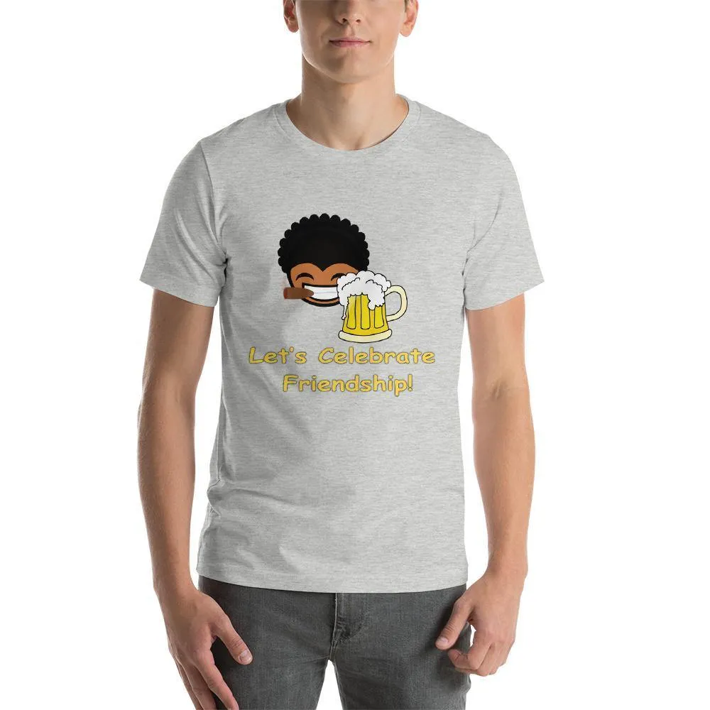 Let's Celebrate Friendship Men Round Neck printed T-Shirts