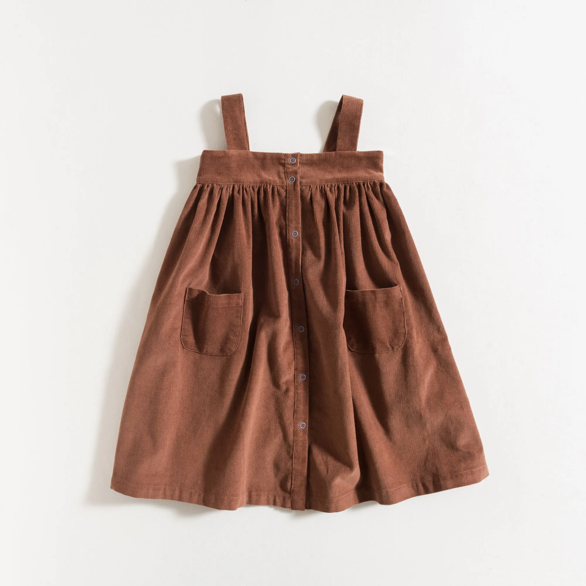 LONG DRESS / CHESTNUT CORDUROY