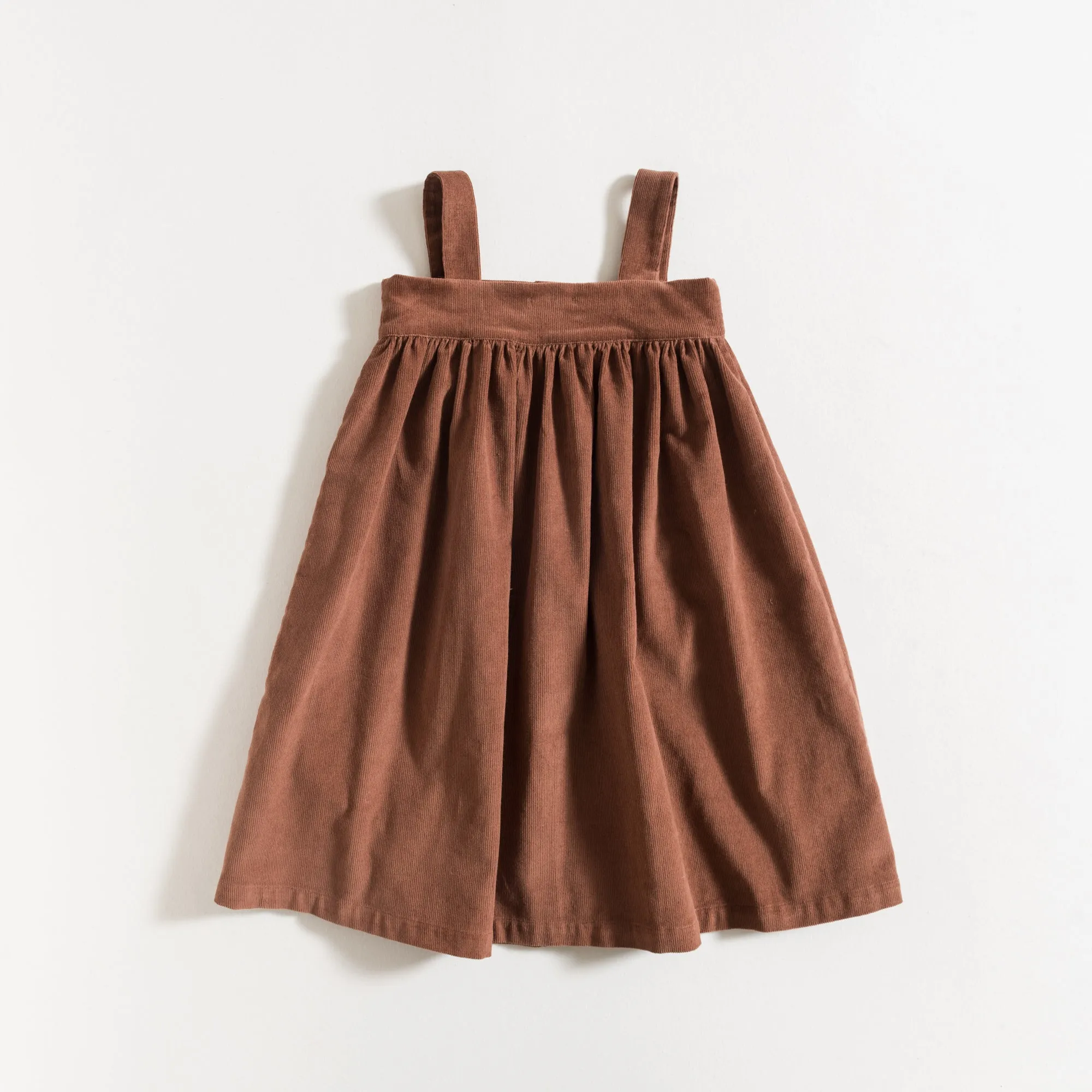 LONG DRESS / CHESTNUT CORDUROY