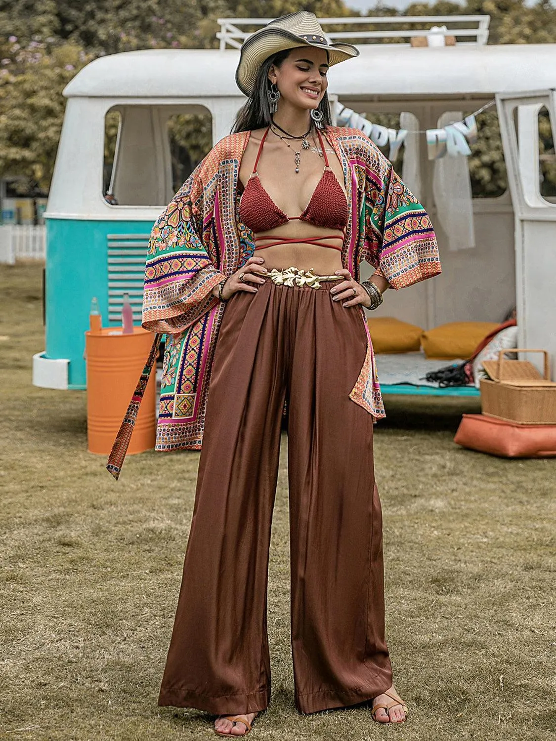 Maximum Comfort High Waist Wide Leg Pants